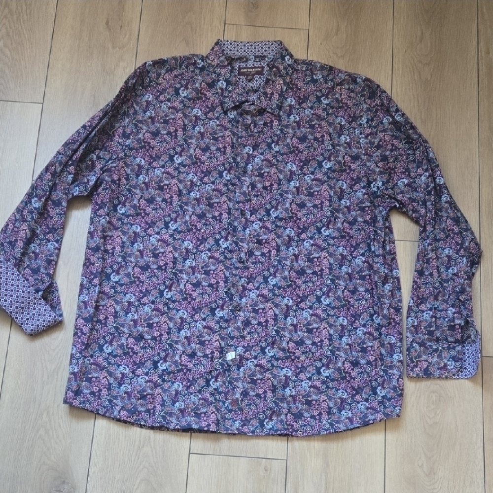 Johnston & Murphy Men's XXL Paisley and Floral shirt